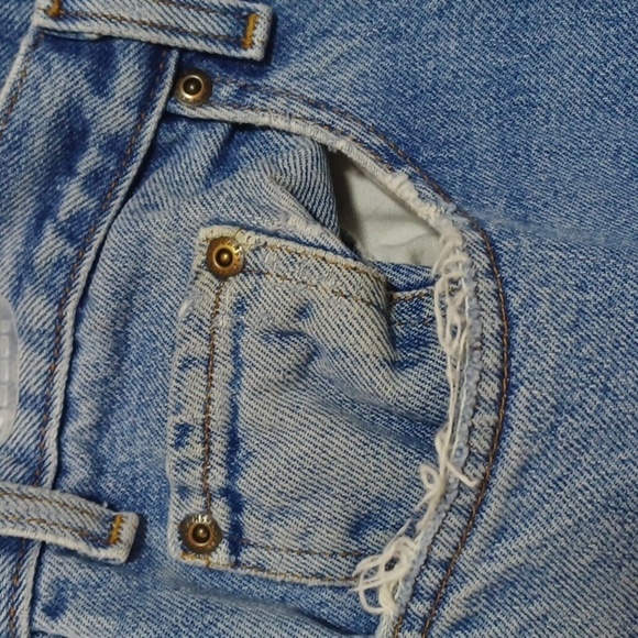 Kirkland mens jeans size 38×34 in faded all cotton demin material boot cut - Picture 4 of 8